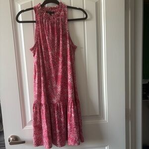 Banana Republic Medium Flapper Pink Print Dress